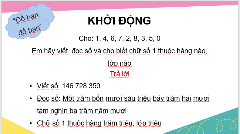 Giáo án điện tử Toán lớp 4 Bài 25: Em vui học toán | PPT Toán lớp 4 Cánh diều