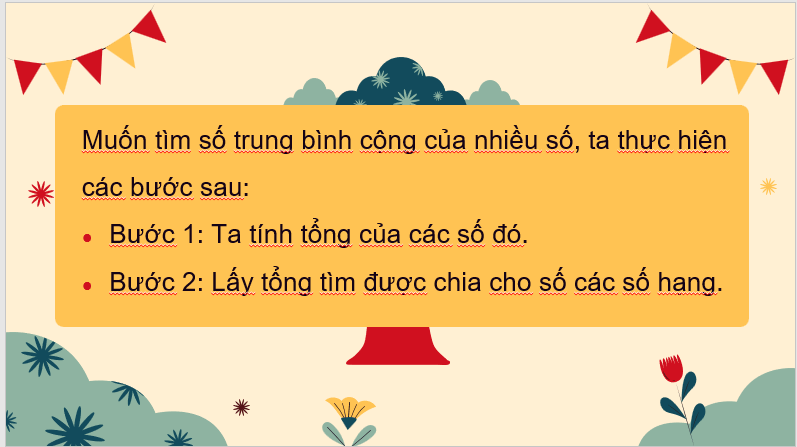 Giáo án điện tử Toán lớp 4 Bài 28: Tìm số trung bình cộng | PPT Toán lớp 4 Cánh diều