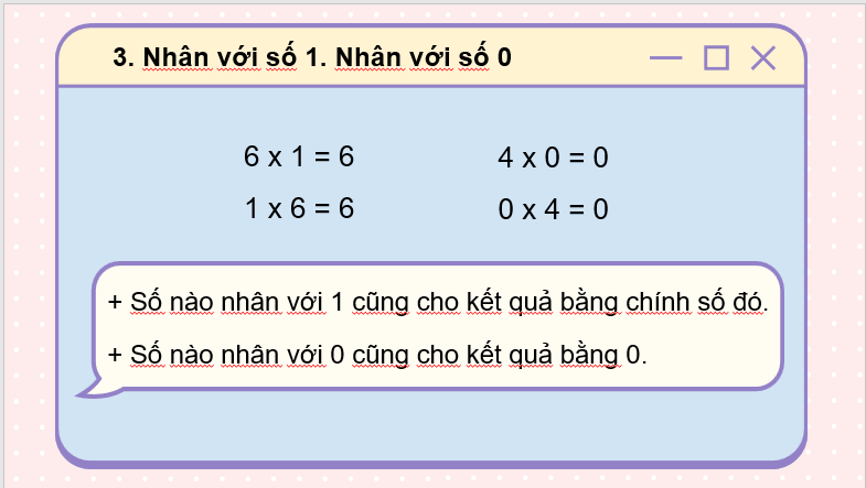 Giáo án điện tử Toán lớp 4 Bài 34: Các tính chất của phép nhân | PPT Toán lớp 4 Cánh diều