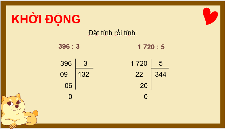 Giáo án điện tử Toán lớp 4 Bài 38: Chia cho số có một chữ số | PPT Toán lớp 4 Cánh diều