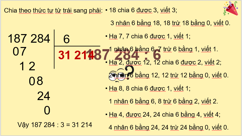 Giáo án điện tử Toán lớp 4 Bài 38: Chia cho số có một chữ số | PPT Toán lớp 4 Cánh diều