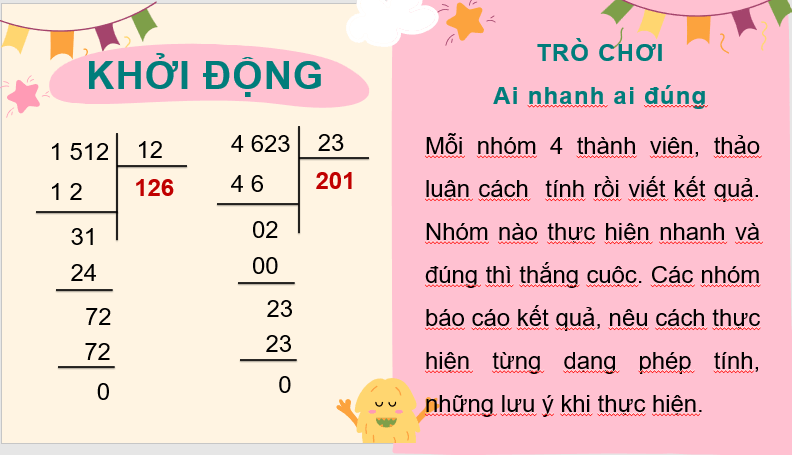 Giáo án điện tử Toán lớp 4 Bài 45: Luyện tập (trang 100, 101) | PPT Toán lớp 4 Cánh diều