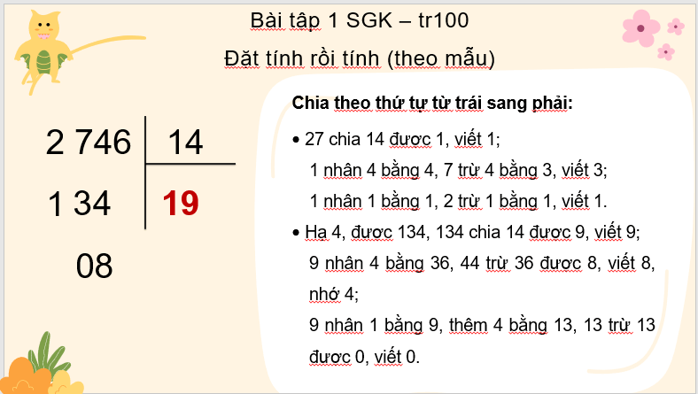 Giáo án điện tử Toán lớp 4 Bài 45: Luyện tập (trang 100, 101) | PPT Toán lớp 4 Cánh diều