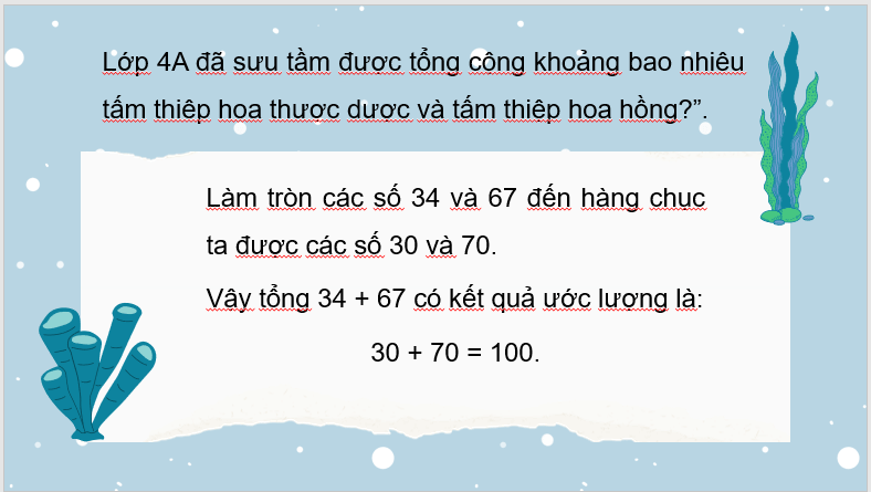 Giáo án điện tử Toán lớp 4 Bài 47: Ước lượng tính | PPT Toán lớp 4 Cánh diều