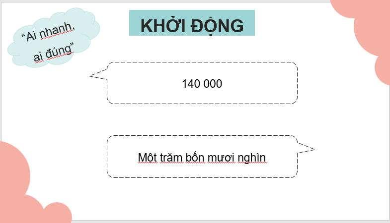 Giáo án điện tử Toán lớp 4 Bài 5: Các số trong phạm vi 1 000 000 (tiếp theo) | PPT Toán lớp 4 Cánh diều