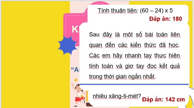 Giáo án điện tử Toán lớp 4 Bài 50: Em ôn lại những gì đã học | PPT Toán lớp 4 Cánh diều