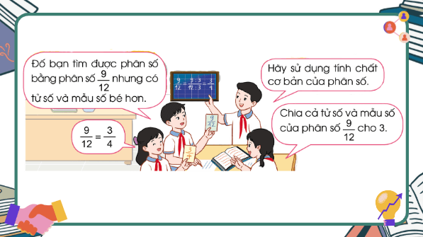 Giáo án điện tử Toán lớp 4 Bài 59: Rút gọn phân số | PPT Toán lớp 4 Cánh diều