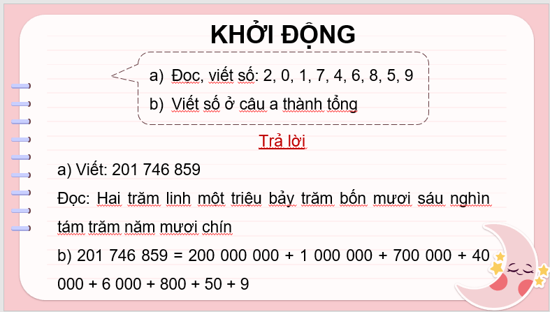 Giáo án điện tử Toán lớp 4 Bài 8: Luyện tập (trang 22) | PPT Toán lớp 4 Cánh diều