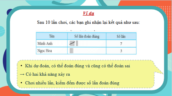 Giáo án điện tử Toán lớp 4 Bài 89: Kiểm đếm số lần xuất hiện của một sự kiện | PPT Toán lớp 4 Cánh diều