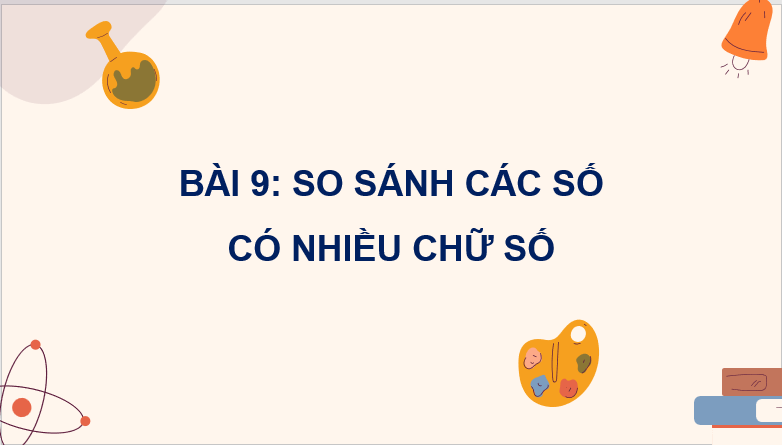 Giáo án điện tử Toán lớp 4 Bài 9: So sánh các số có nhiều chữ số | PPT Toán lớp 4 Cánh diều