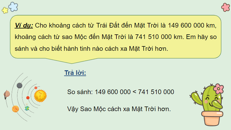 Giáo án điện tử Toán lớp 4 Bài 14: So sánh các số có nhiều chữ số | PPT Toán lớp 4 Kết nối tri thức