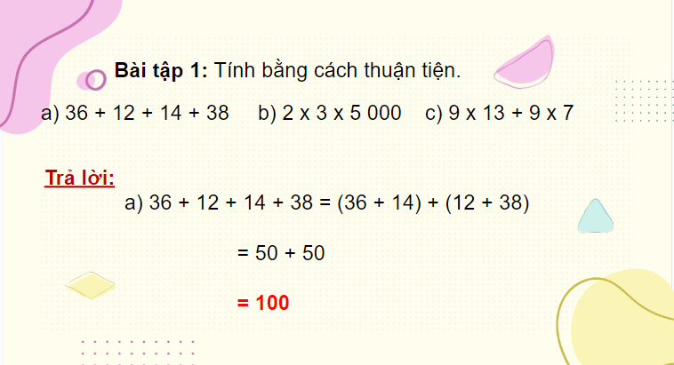 Giáo án điện tử Toán lớp 4 Bài 15: Em làm được những gì? | PPT Toán lớp 4 Chân trời sáng tạo