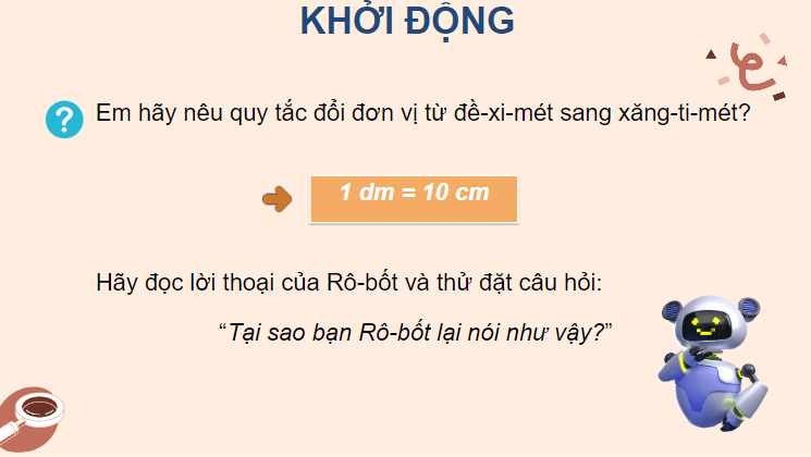 Giáo án điện tử Toán lớp 4 Bài 18: Đề-xi-mét vuông, mét vuông, mi-li-mét vuông | PPT Toán lớp 4 Kết nối tri thức