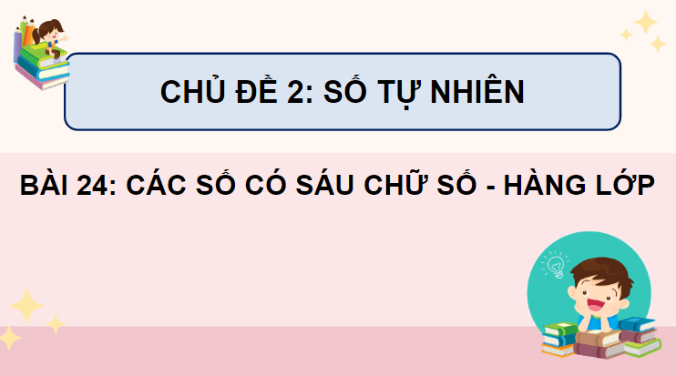 Giáo án điện tử Toán lớp 4 Bài 24: Các số có sáu chữ số - Hàng và lớp | PPT Toán lớp 4 Chân trời sáng tạo