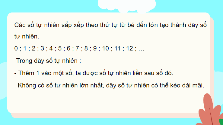 Giáo án điện tử Toán lớp 4 Bài 28: Dãy số tự nhiên | PPT Toán lớp 4 Chân trời sáng tạo