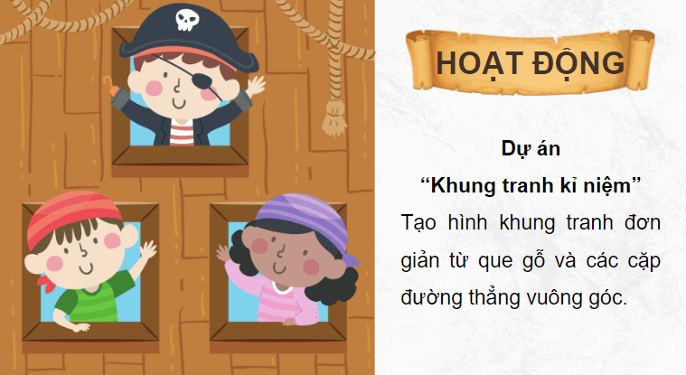 Giáo án điện tử Toán lớp 4 Bài 28: Thực hành và trải nghiệm vẽ hai đường thẳng vuông góc | PPT Toán lớp 4 Kết nối tri thức