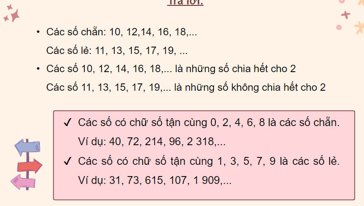 Giáo án điện tử Toán lớp 4 Bài 3: Số chẵn, số lẻ | PPT Toán lớp 4 Kết nối tri thức