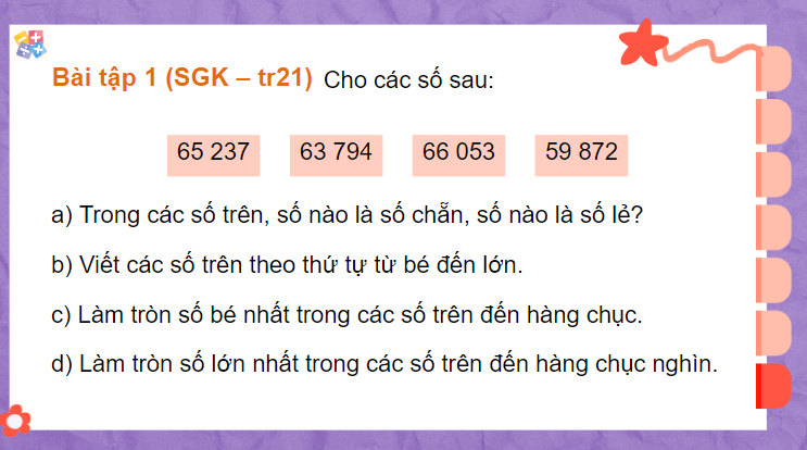 Giáo án điện tử Toán lớp 4 Bài 6: Luyện tập chung | PPT Toán lớp 4 Kết nối tri thức