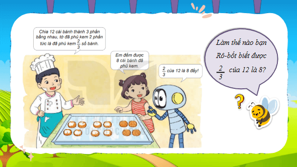 Giáo án điện tử Toán lớp 4 Bài 65: Tìm phân số của một số | PPT Toán lớp 4 Kết nối tri thức