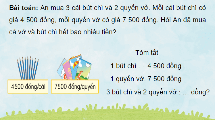 Giáo án điện tử Toán lớp 4 Bài 8: Bài toán giải bằng ba bước tính | PPT Toán lớp 4 Chân trời sáng tạo