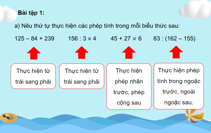 Giáo án điện tử Toán lớp 4 Bài 9: Ôn tập biểu thức số | PPT Toán lớp 4 Chân trời sáng tạo