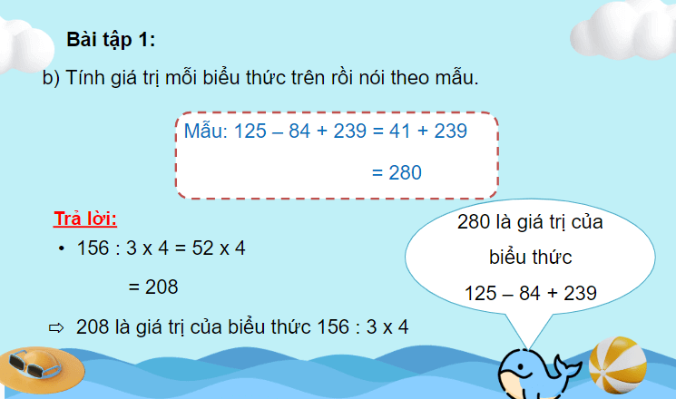 Giáo án điện tử Toán lớp 4 Bài 9: Ôn tập biểu thức số | PPT Toán lớp 4 Chân trời sáng tạo