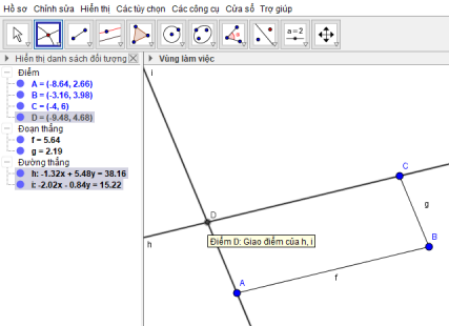 Giáo án Toán 6 Kết nối tri thức Bài 2: Vẽ hình đơn giản với phần mềm geogebra