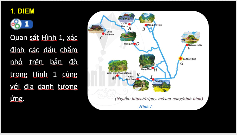 Giáo án điện tử Toán 6 Cánh diều Bài 1: Điểm. Đường thẳng | PPT Toán 6