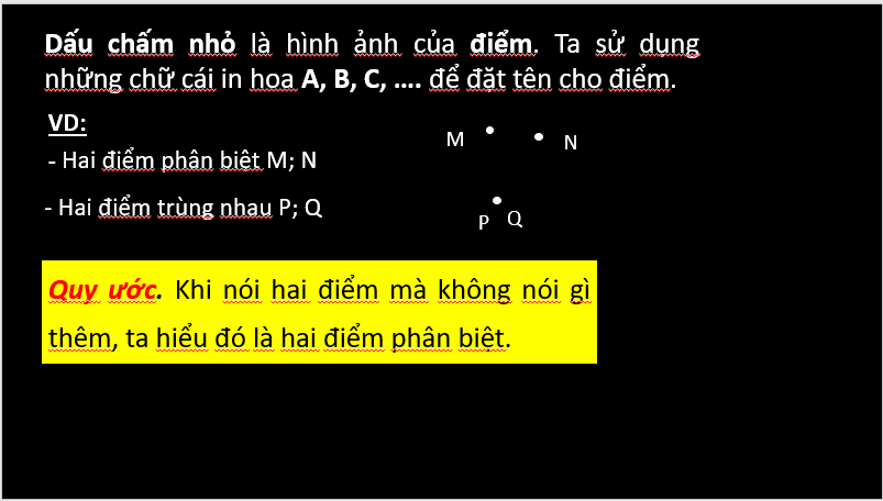 Giáo án điện tử Toán 6 Cánh diều Bài 1: Điểm. Đường thẳng | PPT Toán 6