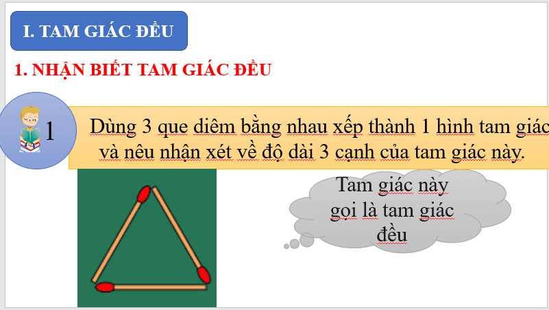 Giáo án điện tử Toán 6 Bài 1: Tam giác đều. Hình vuông. Lục giác đều | PPT Toán 6 Cánh diều