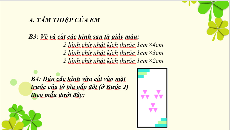 Giáo án điện tử Toán 6 Bài 1: Tấm thiệp và phòng học của em | PPT Toán 6 Kết nối tri thức