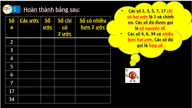 Giáo án điện tử Toán 6 Cánh diều Bài 10: Số nguyên tố. Hợp số | PPT Toán 6