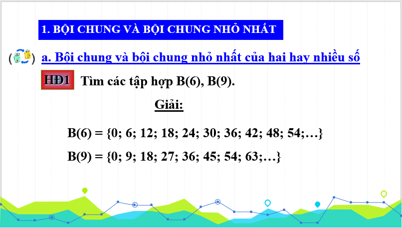 Giáo án điện tử Toán 6 Bài 12: Bội chung. Bội chung nhỏ nhất | PPT Toán 6 Kết nối tri thức