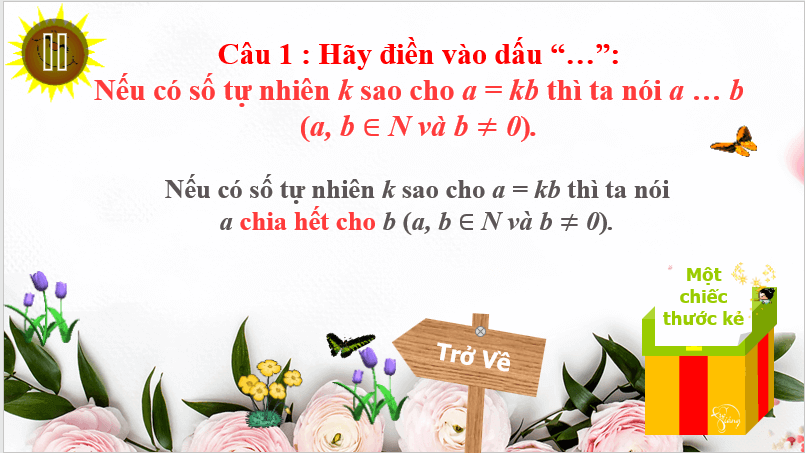 Giáo án điện tử Toán 6 Bài 17: Phép chia hết. Ước và bội của một số nguyên | PPT Toán 6 Kết nối tri thức