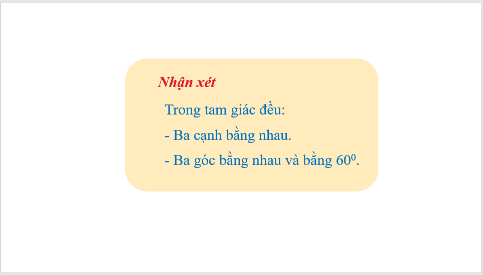 Giáo án điện tử Toán 6 Bài 18: Hình tam giác đều, hình vuông, hình lục giác đều | PPT Toán 6 Kết nối tri thức