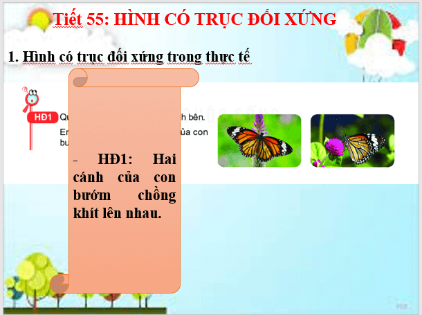 Giáo án điện tử Toán 6 Bài 21: Hình có trục đối xứng | PPT Toán 6 Kết nối tri thức