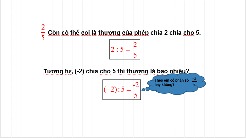 Giáo án điện tử Toán 6 Bài 23: Mở rộng phân số. Phân số bằng nhau | PPT Toán 6 Kết nối tri thức