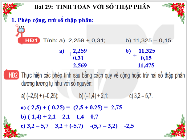 Giáo án điện tử Toán 6 Bài 29: Tính toán với số thập phân | PPT Toán 6 Kết nối tri thức