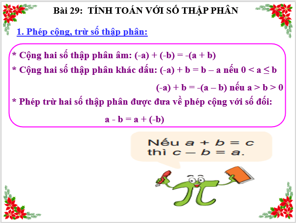 Giáo án điện tử Toán 6 Bài 29: Tính toán với số thập phân | PPT Toán 6 Kết nối tri thức