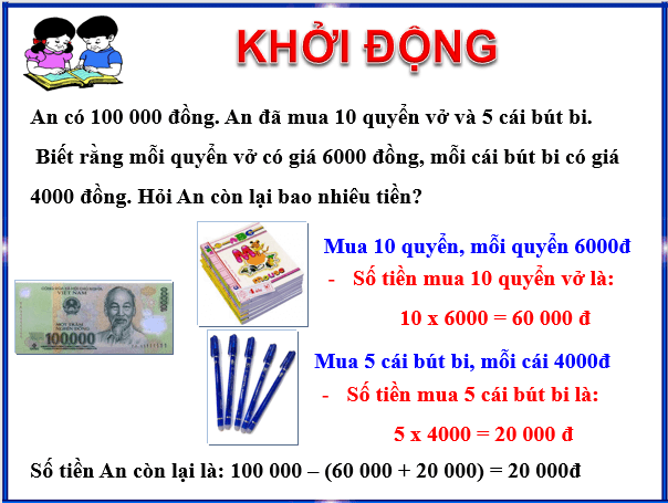 Giáo án điện tử Toán 6 Bài 3: Các phép tính trong tập hợp số tự nhiên | PPT Toán 6 Chân trời sáng tạo