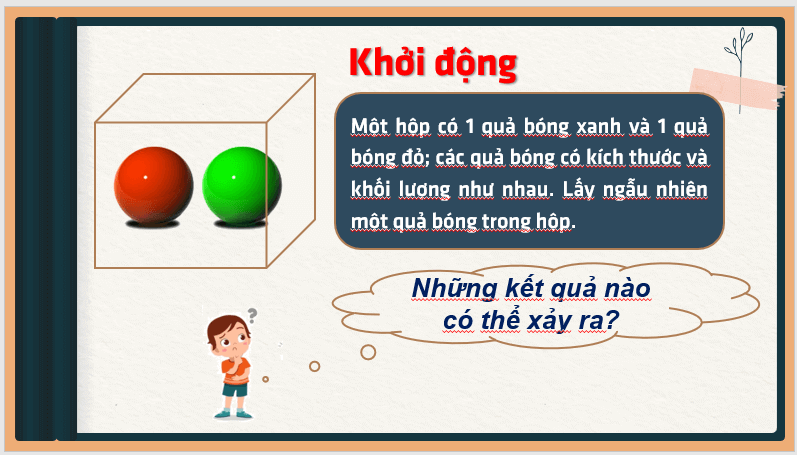 Giáo án điện tử Toán 6 Cánh diều Bài 3: Mô hình xác suất trong một số trò chơi và thí nghiệm đơn giản | PPT Toán 6