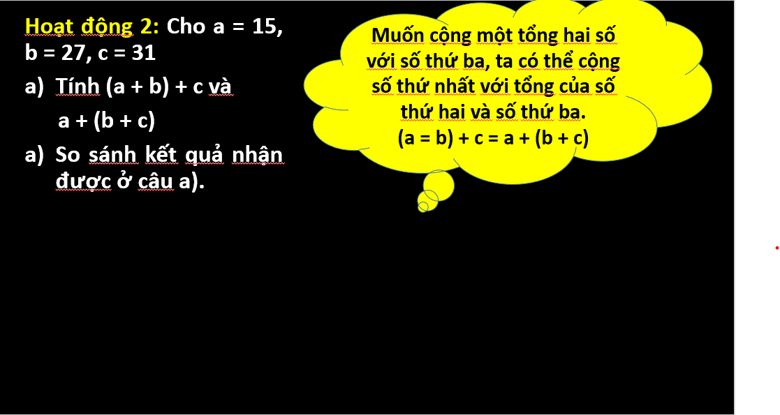 Giáo án điện tử Toán 6 Cánh diều Bài 3: Phép cộng, phép trừ các số tự nhiên | PPT Toán 6