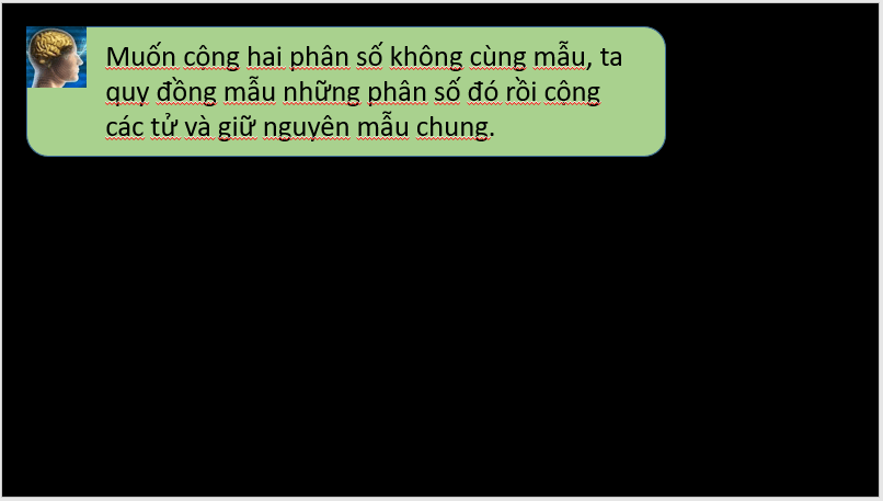 Giáo án điện tử Toán 6 Cánh diều Bài 3: Phép cộng. Phép trừ phân số | PPT Toán 6