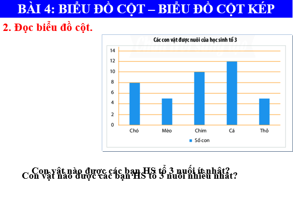 Giáo án điện tử Toán 6 Bài 4: Biểu đồ cột - Biểu đồ cột kép | PPT Toán 6 Chân trời sáng tạo