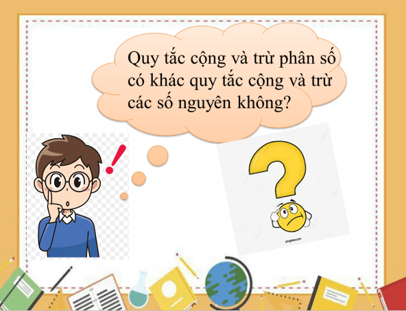 Giáo án điện tử Toán 6 Bài 4: Phép cộng và phép trừ phân số | PPT Toán 6 Chân trời sáng tạo