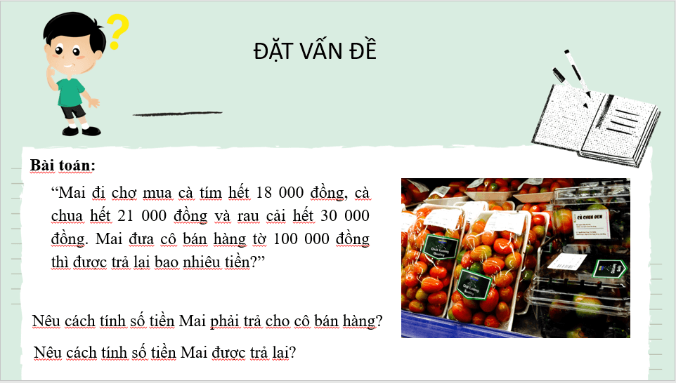 Giáo án điện tử Toán 6 Bài 4: Phép cộng và phép trừ số tự nhiên | PPT Toán 6 Kết nối tri thức