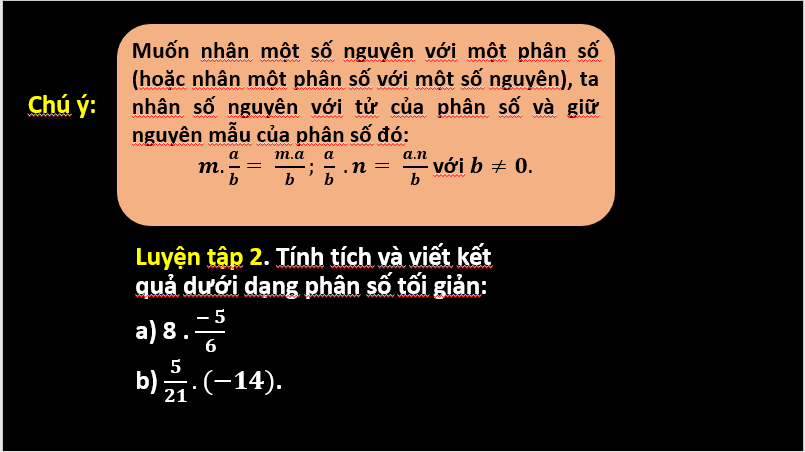 Giáo án điện tử Toán 6 Cánh diều Bài 4: Phép nhân, phép chia phân số | PPT Toán 6