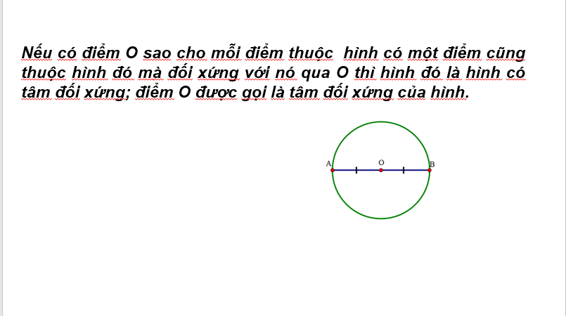 Giáo án điện tử Toán 6 Cánh diều Bài 6: Hình có tâm đối xứng | PPT Toán 6