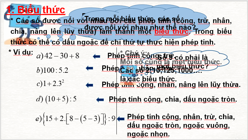 Giáo án điện tử Toán 6 Bài 7: Thứ tự thực hiện các phép tính | PPT Toán 6 Kết nối tri thức