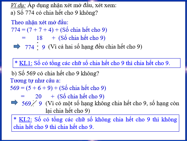 Giáo án điện tử Toán 6 Bài 8: Dấu hiệu chia hết cho 3, cho 9 | PPT Toán 6 Chân trời sáng tạo